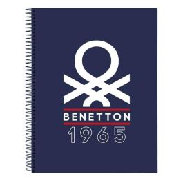 Libreta Benetton Varsity Gris Azul marino A4 120 Hojas Precio: 6.7899997. SKU: B17MSMWKSL