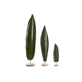 DKD Home Decor Decoracion Tropical Verde Natural 25 x 110 x 22 cm Set de 3 Piezas Mango Metal Precio: 90.49999948. SKU: B1EZJ43F5X