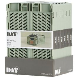 Day Caja Plegable Almacenaje Verde Musgo 33x24,5x15 cm Capacidad 10L Soporta 20kg