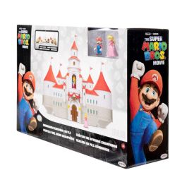 JAKKS PACIFIC Playset Castillo del Reino Champiñón + 2 figuras de la película Super Mario Bros