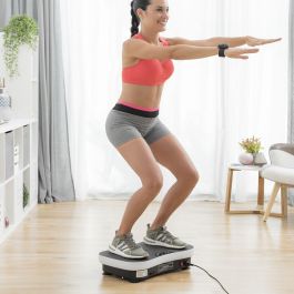 Plataforma Vibratoria de Entrenamiento con Accesorios y Guía de Ejercicios Vybeform InnovaGoods