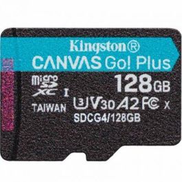 Kingston SDCG4/128GBSP Tarjeta de Memoria microSDXC 128GB Clase 10 U3 V30 A2 200MB/s Canvas Select Plus Precio: 28.88999993. SKU: B16T7DRFMY