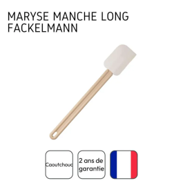 Fackelmann AAASJ82757 Juego de 2 espátulas para hornear y cocinar, mango de resina, 32 cm