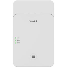Yealink W75 Mini MC Base DECT para Teléfono IP, 20 Auriculares, 20 Cuentas VoIP, Alcance 300m