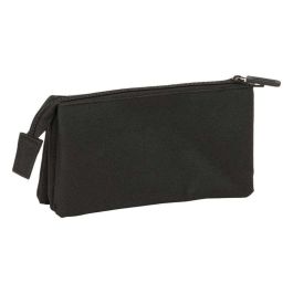 Safta Estuche Escolar Portatodo Triple con Tres Cremalleras Kappa Basics, Organizador de Material Escolar 120x220x30 mm Safta Estuche Escolar Portatodo Triple con Tres Cremalleras Kappa Basics, Organizador de Material Escolar 120x220x30 mm