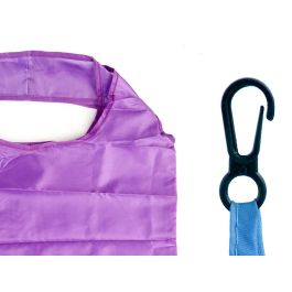 Kinvara Bolsa Reutilizable Plegable de Poliéster Colores Vivos Surtidos - Compacta, Abierta 59x44 cm, Plegada 7.5x16x2 cm (48 Unidades)