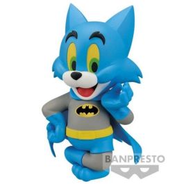Warner Bros - Tom and Jerry - Figura Tom Batman 100th Anniversary 8cm