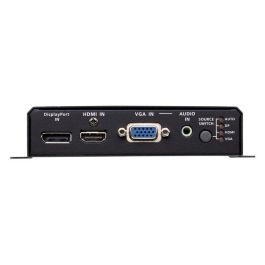 Aten VE3912T HDBaseT Transmisor Switch DisplayPort HDMI VGA con Extensor de Video 4K hasta 100m sobre Cat 6/6a para Conversión de Señales