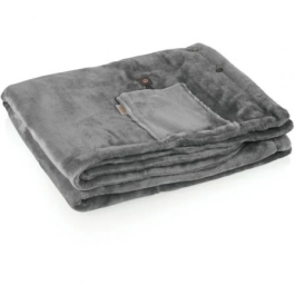 Tristar BW-4788 Manta Eléctrica Inalámbrica con Batería de 150x80cm Gris