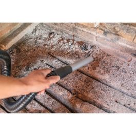 Koma Tools Aspiradora de Cenizas AS-800 800W 10L Cromado/Verde/Negro Filtro Lavable