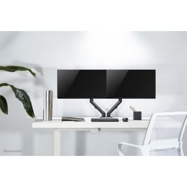 Neomounts FPMA-D650DBLACK Soporte de mesa para 2 monitores, hasta 27", Negro