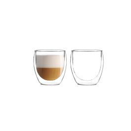 DKD Home Decor Taza Doble Pared Transparente Cristal Borosilicato 250ml Set de 2 Piezas 8.3 x 8.3 x 8.9 cm Precio: 6.95000042. SKU: B18VEBXV3H