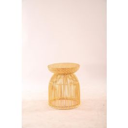 DKD Home Decor Mesita Auxiliar Balines Natural Ratan y Acero 43 x 50 x 43 cm Precio: 110.49999994. SKU: B1A4YGCS9P