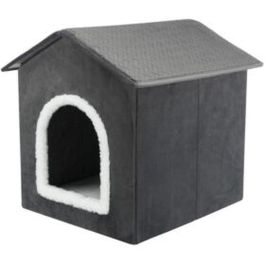 Trixie TRI4057589379115 - Refugio Livia para mascotas - 38x41x44 cm - Gris oscuro y Blanco