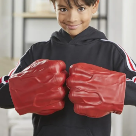 Hasbro Super Puños Gamma de Hulk Rojo G0070 Avengers Juguete para Niños +5 Años