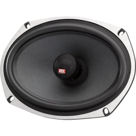 MTX Audio TX669C Altavoces Coaxiales 16x23cm 6x9 Pulgadas 2 Vías 120W RMS 4O Chasis Aluminio Tweeter Neodimio