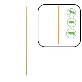 Pastormatic Pack 50 Piquetas Fibra Vidrio Amarillas 120 cm Resistentes Impermeables Eco Precio: 97.59000053. SKU: B16DDK2RNY