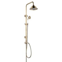 ROUSSEAU Columna de ducha sin grifo Retro bronce antiguo ROUSSEAU Columna de ducha sin grifo Retro bronce antiguo