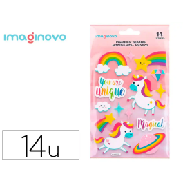 Imaginovo Pegatinas Unicornios Magic Dreams con Relieve 210x130 mm en Blister Precio: 1.49999949. SKU: B1DVVAGSVP