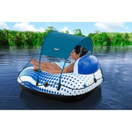 Bestway Rueda Hinchable con Asas Rapid Rider con Parasol D137 cm Playa y Piscina 43725