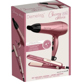 Demeliss DEM3666085213703 Set de plancha y secador de pelo Cherry Chérie 2200 W