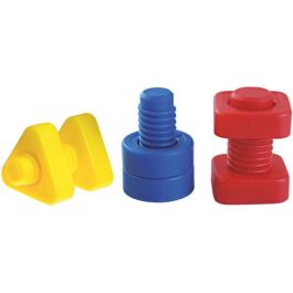 Juego Miniland Tornillos Y Tuercas Plastico 48 Unidades