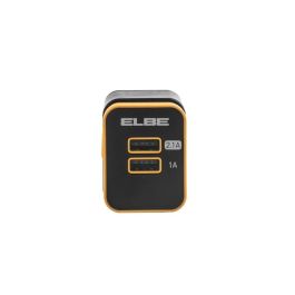 Cargador Usb De Pared 2Xusb + Micro Usb ELBE CARG-2000-N