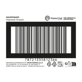 Inde Picadora Verduras 10,4x13,3x13,3 cm 3,2 kg (12 Unidades)