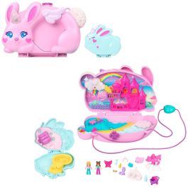Set Cofre-Bolso Conejito Polly Pocket Jft88 Mattel Set Cofre-Bolso Conejito Polly Pocket Jft88 Mattel