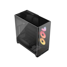 Corsair CC-9011316-WW 4500X LX-R RGB Tempered Glass Mid-Tower, Caja PC Midi Tower Negra Precio: 215.50000054. SKU: B19H2D52VJ