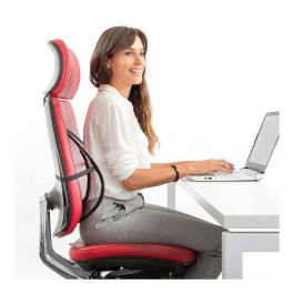 Respaldo Lumbar Portátil Transpirable Backonfy InnovaGoods Respaldo Lumbar Portátil Transpirable Backonfy InnovaGoods
