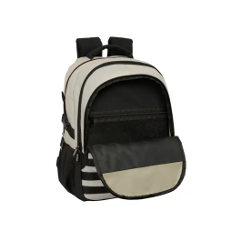 Safta Mochila Cross Doble Kappa Grey 460x340x150 mm