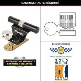 MASTER LOCK Cerradura para puerta de garaje basculante - Negro MASTER LOCK Cerradura para puerta de garaje basculante - Negro