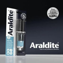 Araldite ARA7610594010120 Adhesivo Epoxi Bicomponente 24 ml – Especial Metales – Alta Resistencia – Reparación Duradera