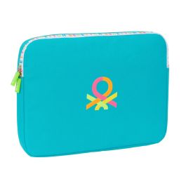 Funda para Portátil Benetton Summer Azul 15,6'' 39,5 x 27,5 x 3,5 cm