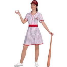 My Other Me Disfraz de Jugadora de Béisbol Vintage para Mujer Talla S Color Rojo My Other Me Disfraz de Jugadora de Béisbol Vintage para Mujer Talla S Color Rojo