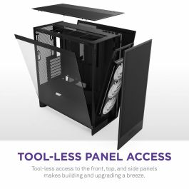 NZXT CM-H72FB-R1 H7 Flow RGB Caja de Torre Media con Ventiladores RGB Incluidos - Negra