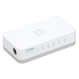 D-Link GO-SW-5E Switch Ethernet de Escritorio 5 Puertos Fast Ethernet 10/100Mbps No Gestionado Plug & Play Silencioso Eficiente