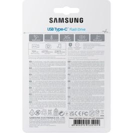 Samsung MUF-256DA/APC Memoria USB-C 256GB USB 3.2 Gen 1, 400MB/s Lectura, Resistente al Agua, Golpes, Rayos X, Mystic Blue