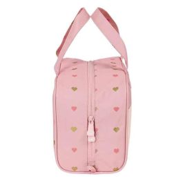 Neceser Escolar Glow Lab Hearts Rosa 31 x 14 x 19 cm Neceser Escolar Glow Lab Hearts Rosa 31 x 14 x 19 cm