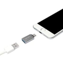 LogiLink Adaptador USB-C a USB 3.0 AU0042 Plata