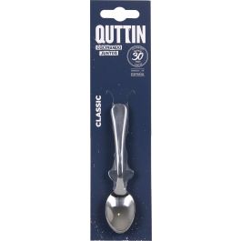 Quttin Set de 6 Cucharas de Café Clásico de Acero Inoxidable, Longitud 10.5 cm, Grosor 1.5 mm (12 Cajas)