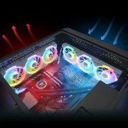 Thermaltake THE1696926276682 SWAFAN EX12 ARGB Sync - Ventilador de 120 mm para Carcasa PC (Blanco)