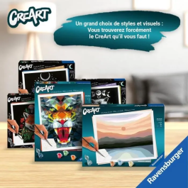 Ravensburger RAV4005556202751 Creart 30x40 cm - Flowers On My Mind - Serie B Número de arte - 00020275 - de 12 años