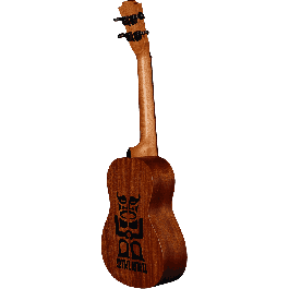 Lag Ukelele Tiki Uku Concert con Cuerpo Sapele y Acabado Satinado, Funda Incluida - TKU10C