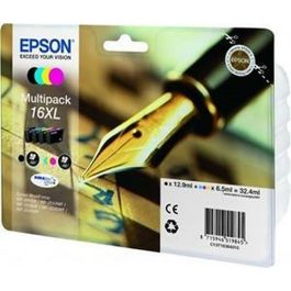 Cartucho de Tinta Original Epson DURABRITE ULTRA INK - Nº16XL Negro/Cian/Magenta/Amarillo (8 Unidades)