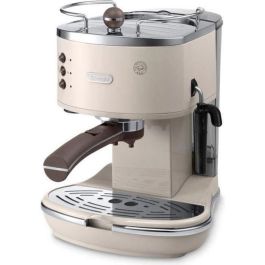 Delonghi ECOV 310.BG Máquina de Espresso Icona Vintage Classic Beige, 1100W, 15 Bares, Depósito 1.4L