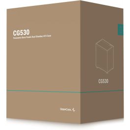 DeepCool CG530 Black Midi Tower PC Gaming ATX ITX micro ATX Vidrio Templado 7 Ranuras
