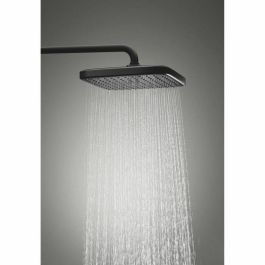 Grohe 266982431 Vitalio Comfort 250 Columna de Ducha con Desviador Manual, Ahorro Agua, Negro Mate