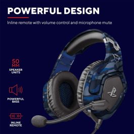 Auriculares Trust GXT 488 Forze PS4 Azul